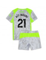 Manchester City Rayan Ait-Nouri #21 Kolmaspaita Lasten 2025-26 Lyhythihainen (+ shortsit)